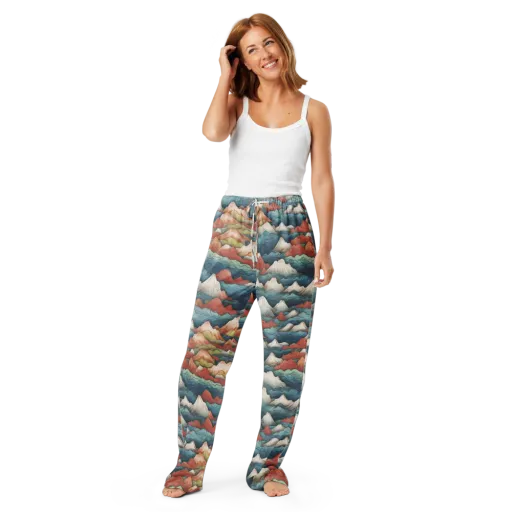 Tidal Alpines on a Women's Pajama Pants