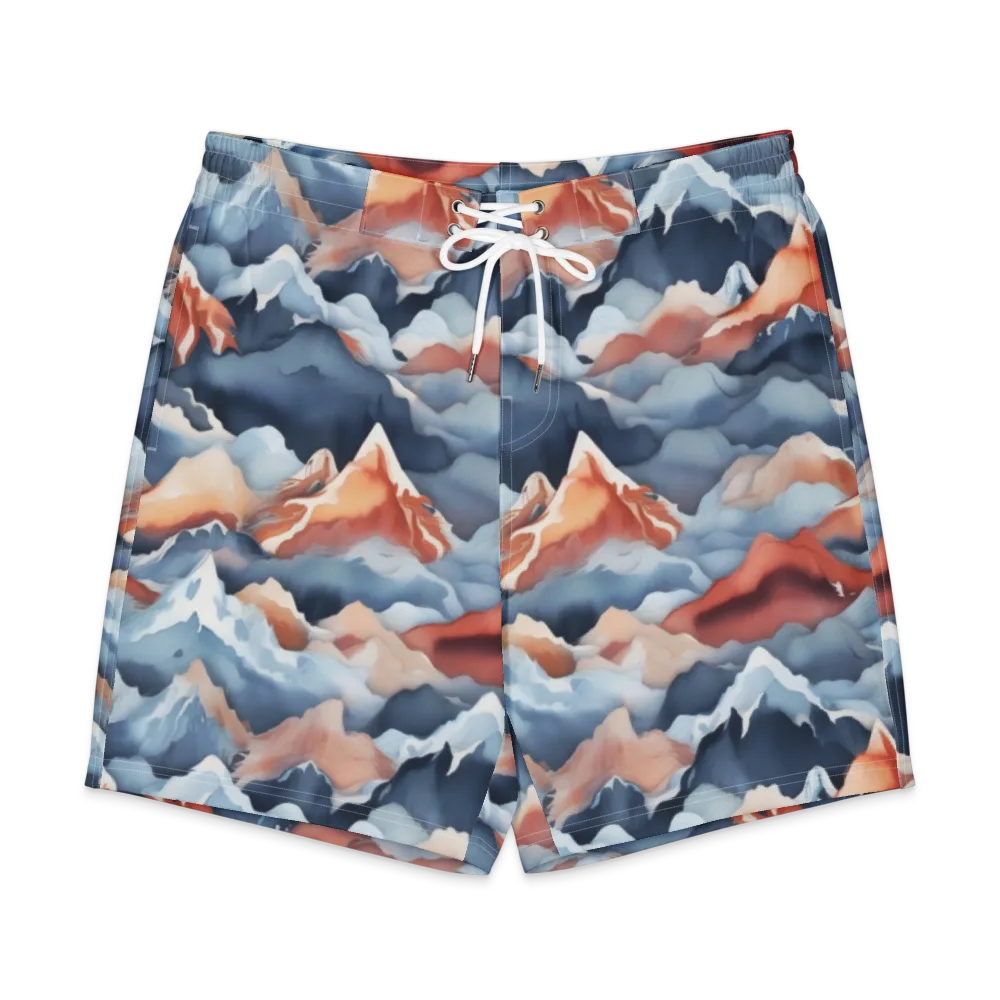 Alpine Ember on Men's Board Shorts — Front