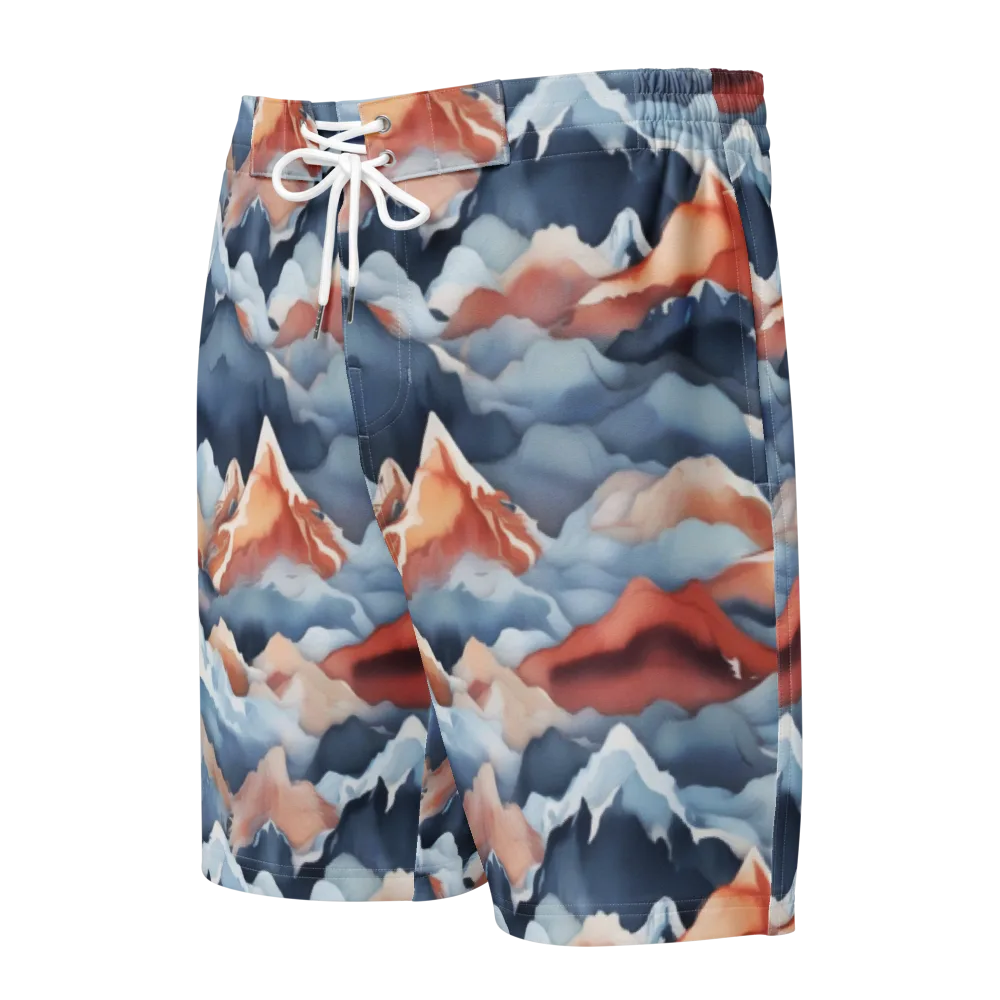 Alpine Ember on Men's Board Shorts — Front