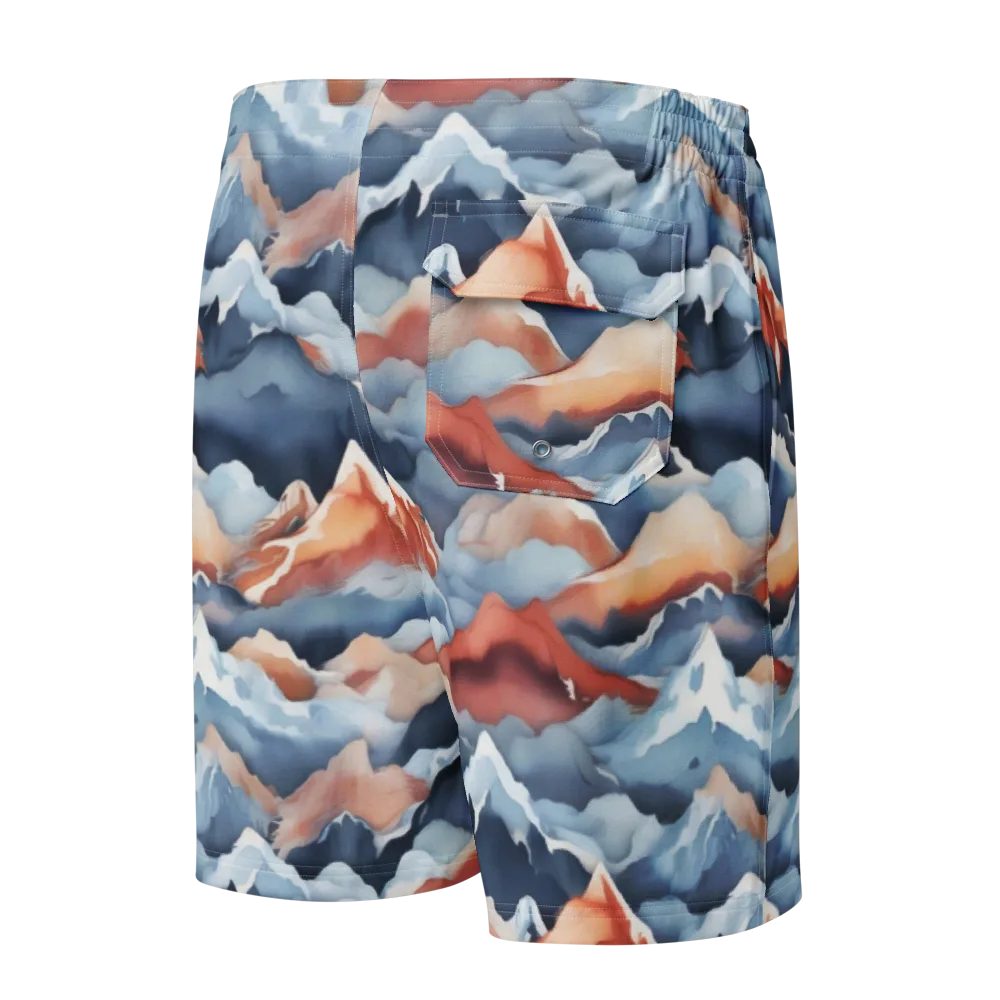 Alpine Ember on Men's Board Shorts — Back