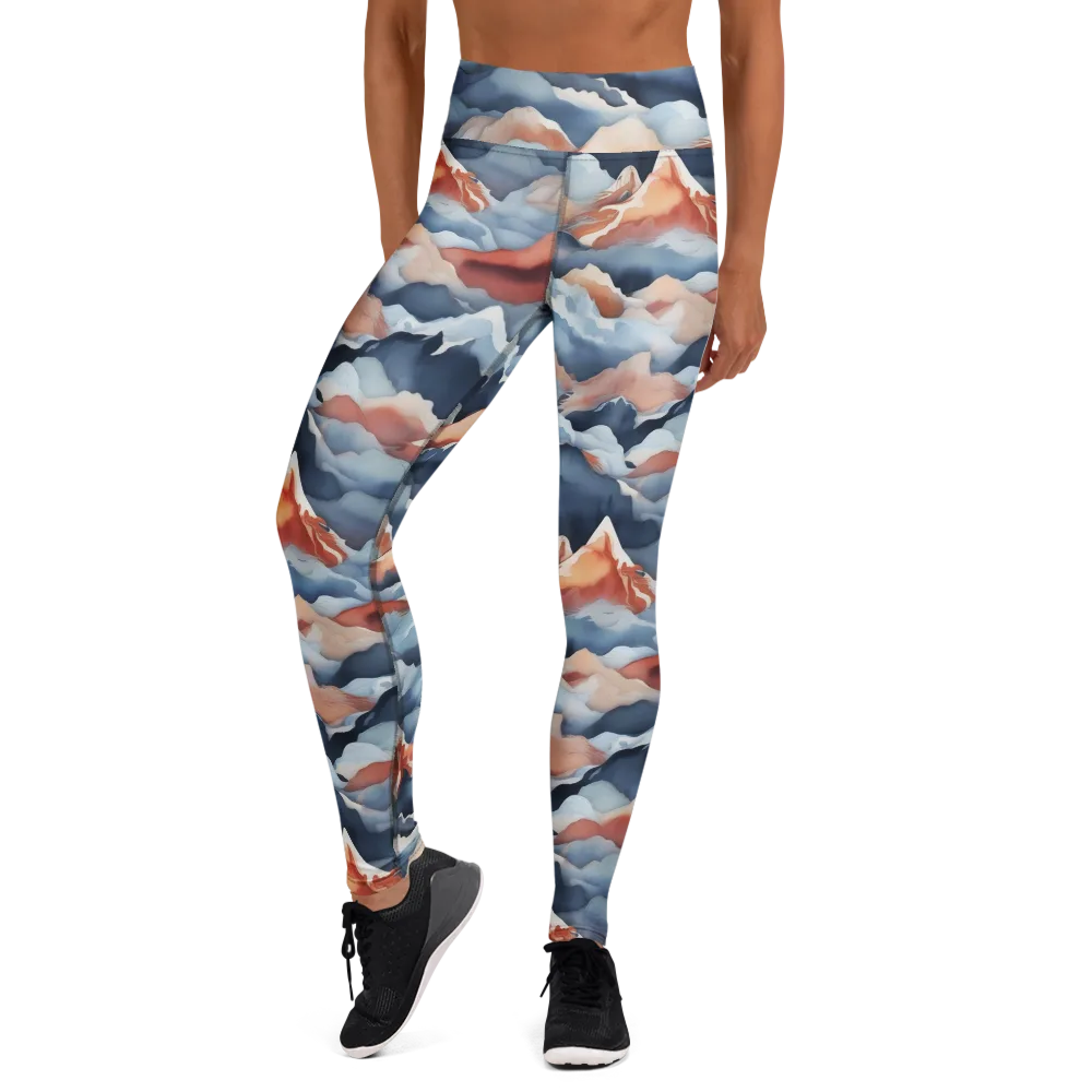 Alpine Ember on Yoga Leggings — Front