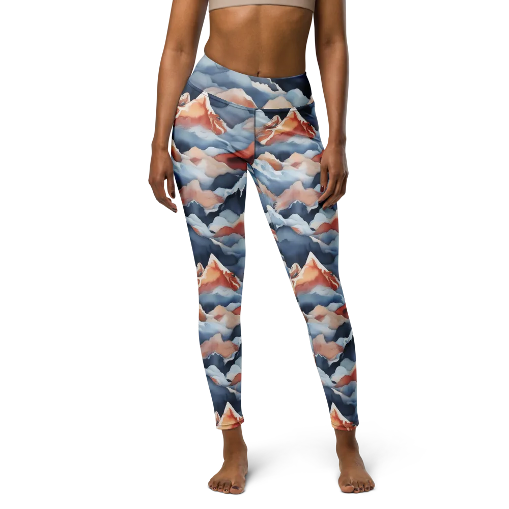 Alpine Ember on Yoga Leggings — Front