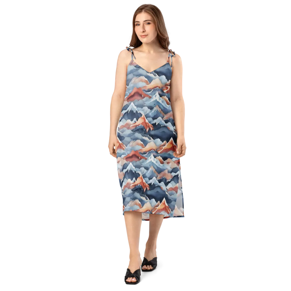 Alpine Ember on Slip Dress — Front
