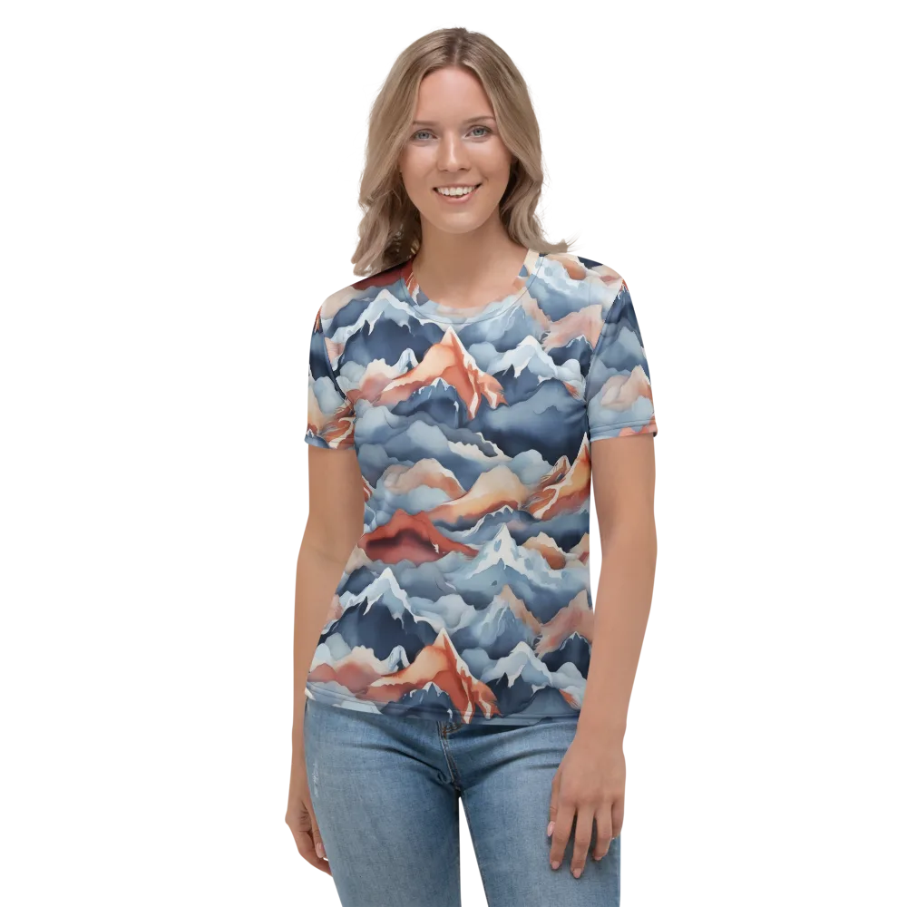 Alpine Ember on Women's Crew Neck T-Shirt — Front