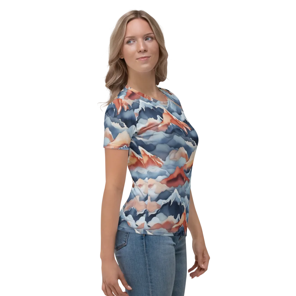Alpine Ember on Women's Crew Neck T-Shirt — Right