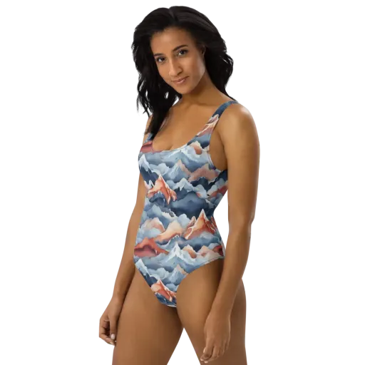 Alpine Ember on a One-Piece Swimsuit