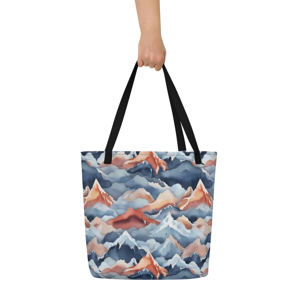 Alpine Ember on Large Tote Bag W/ Pocket — Front
