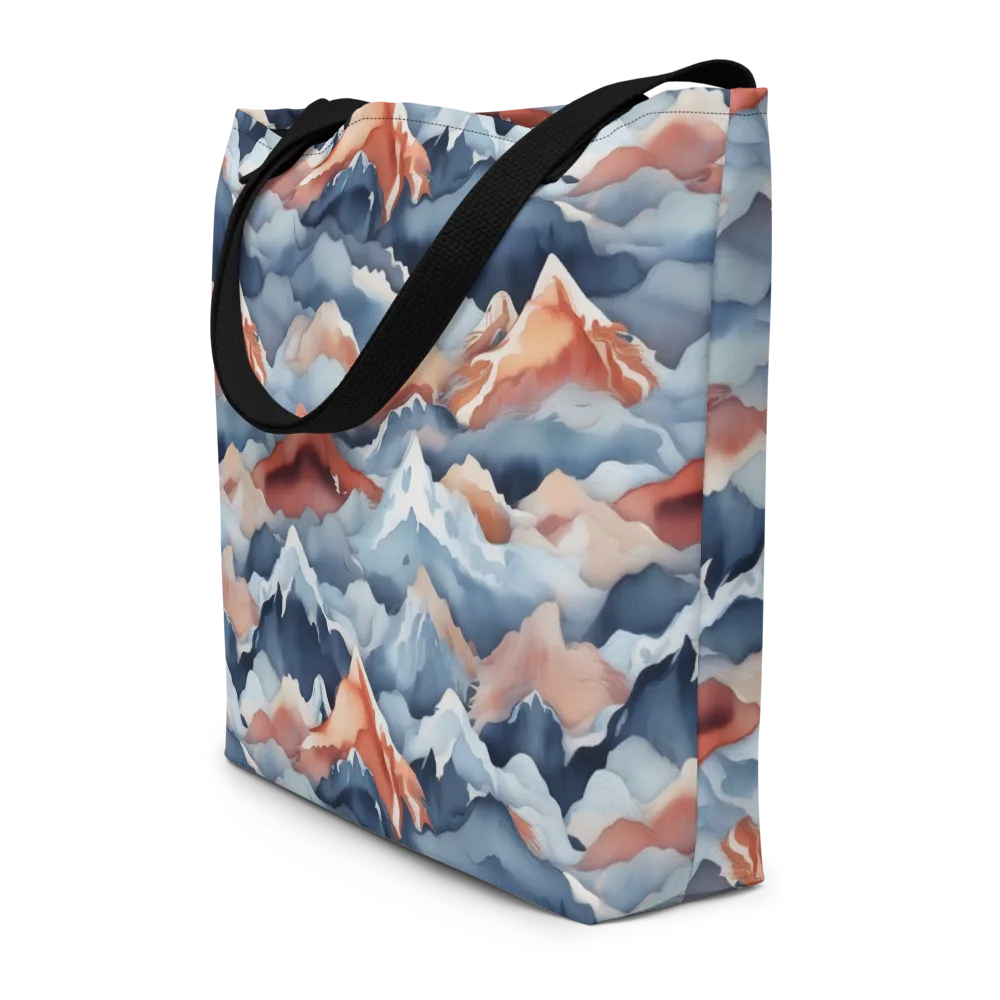 Alpine Ember on Large Tote Bag W/ Pocket — Front