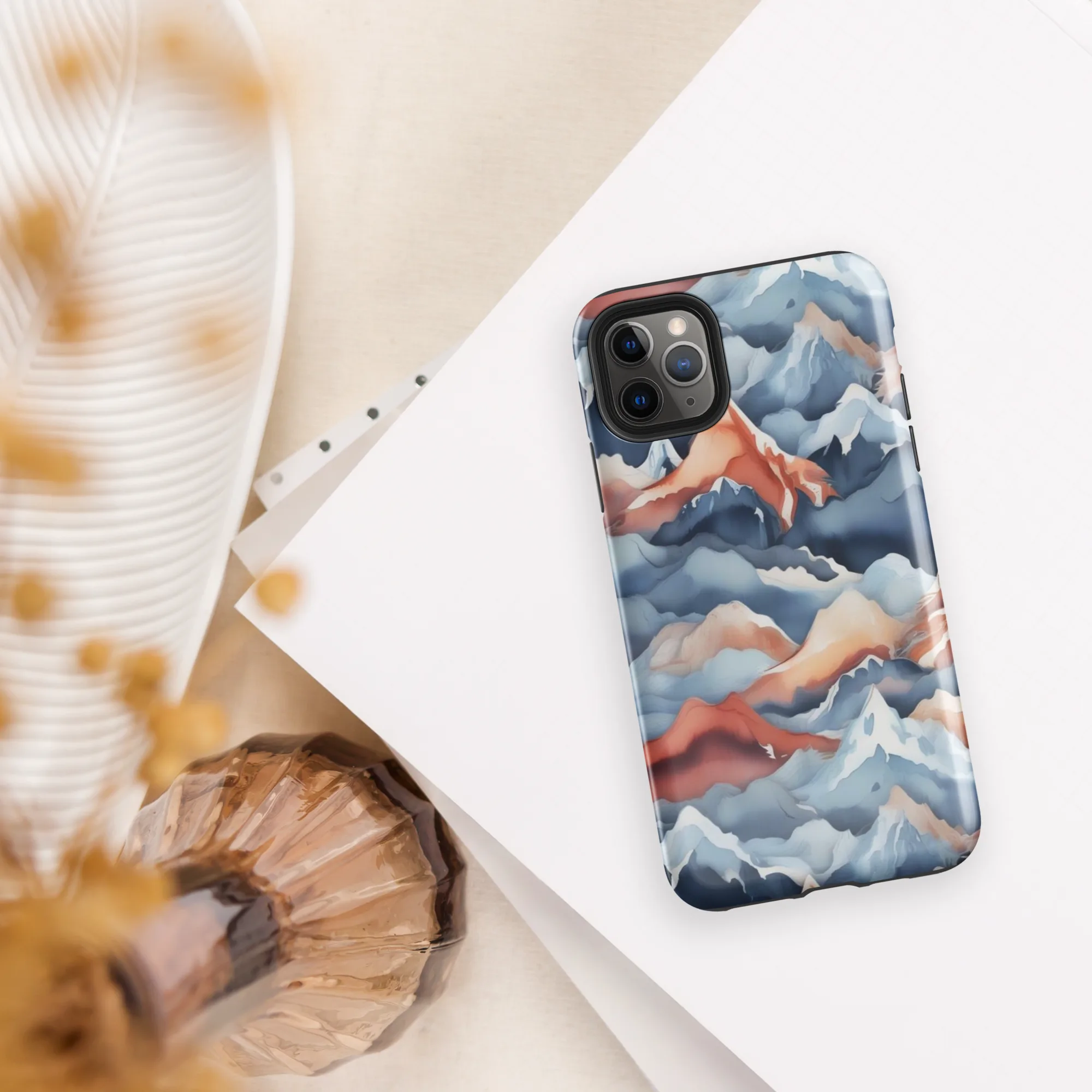 Alpine Ember on Tough Case for iPhone® — Front