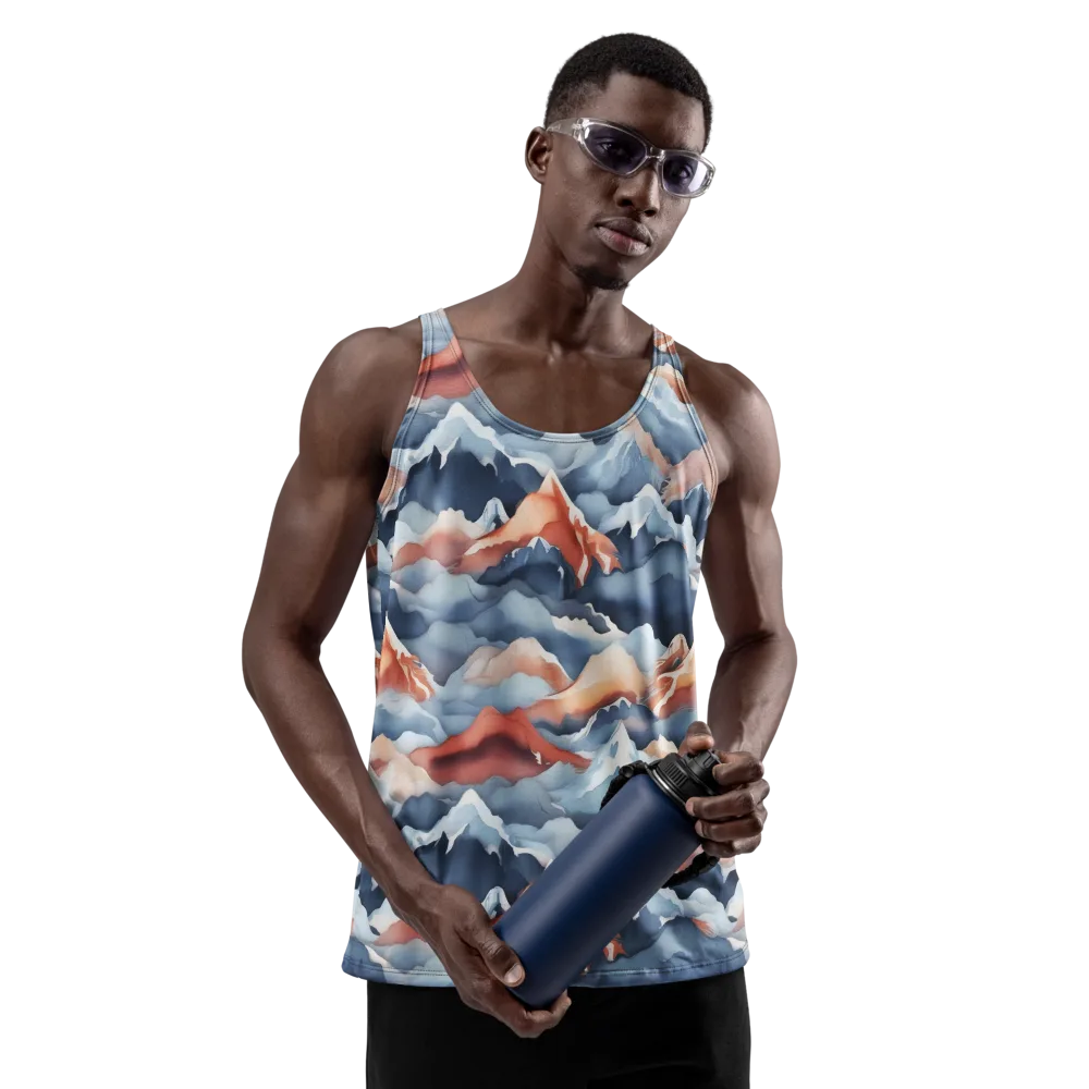 Alpine Ember on Men's Tank Top — Front