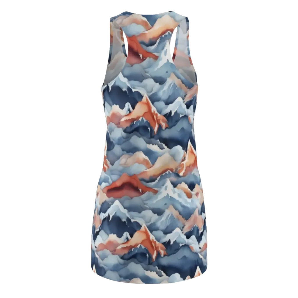 Alpine Ember on Racerback Dress — Back