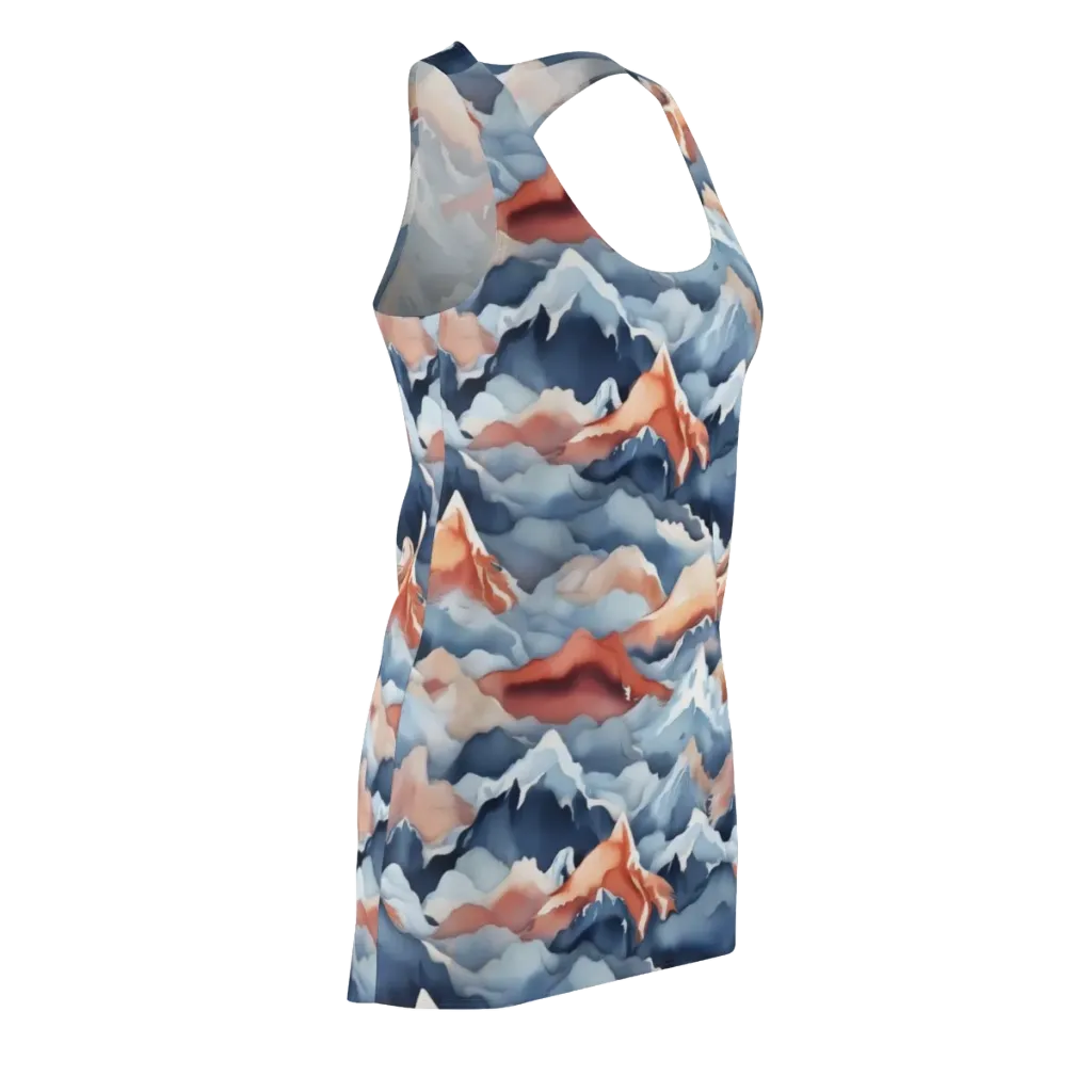 Alpine Ember on Racerback Dress — Front Side