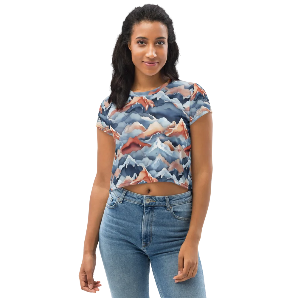 Alpine Ember on Crop Tee — Front