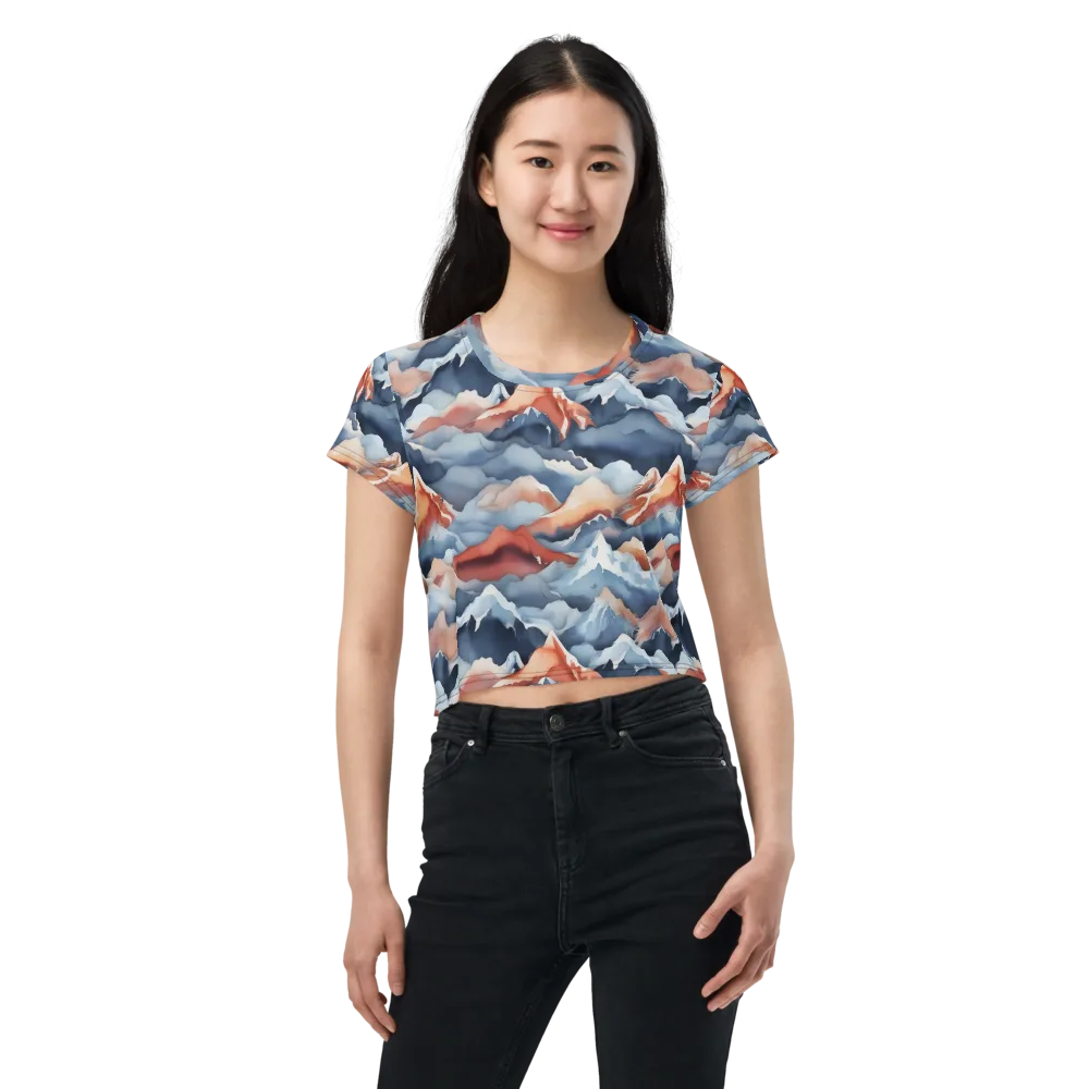 Alpine Ember on Crop Tee — Front