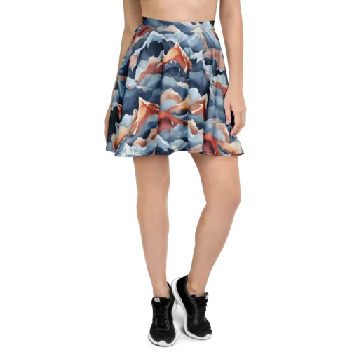 Alpine Ember on a Skater Skirt
