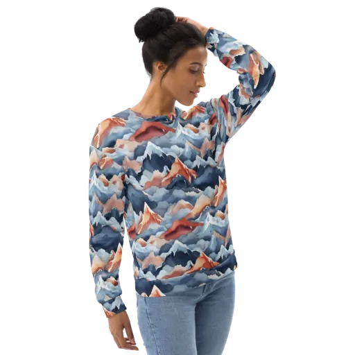 Alpine Ember on a Sweatshirt