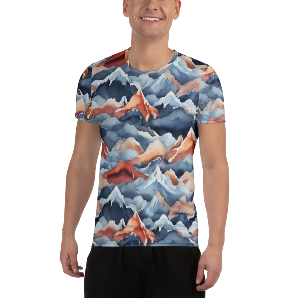 Alpine Ember on Men's Athletic T-Shirt — Front