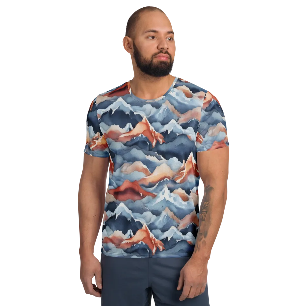 Alpine Ember on Men's Athletic T-Shirt — Front