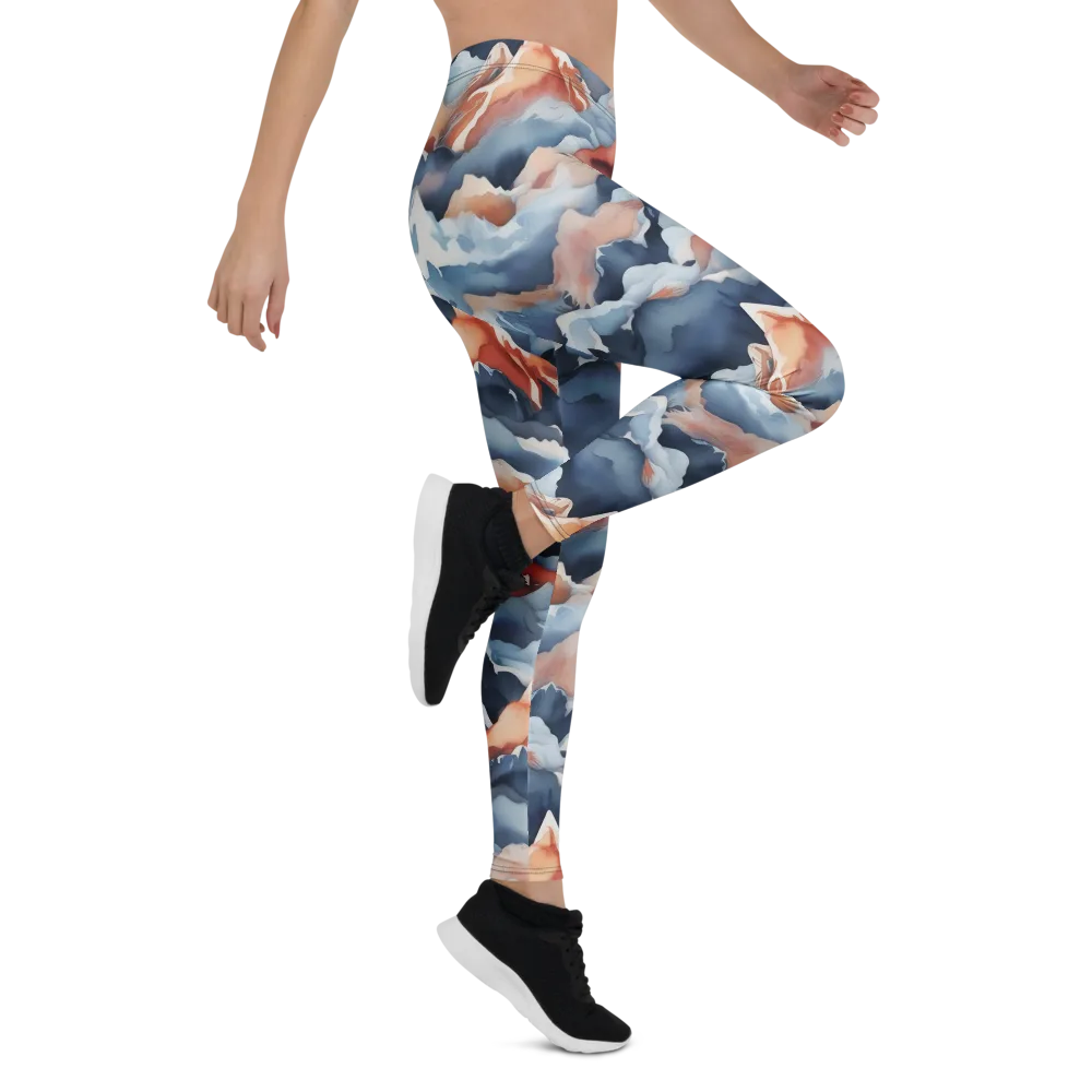 Alpine Ember on Leggings — Right