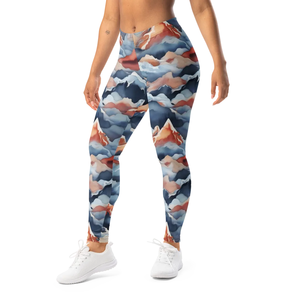 Alpine Ember on Leggings — Left Front