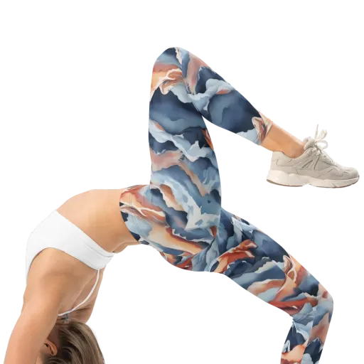 Alpine Ember on a Leggings