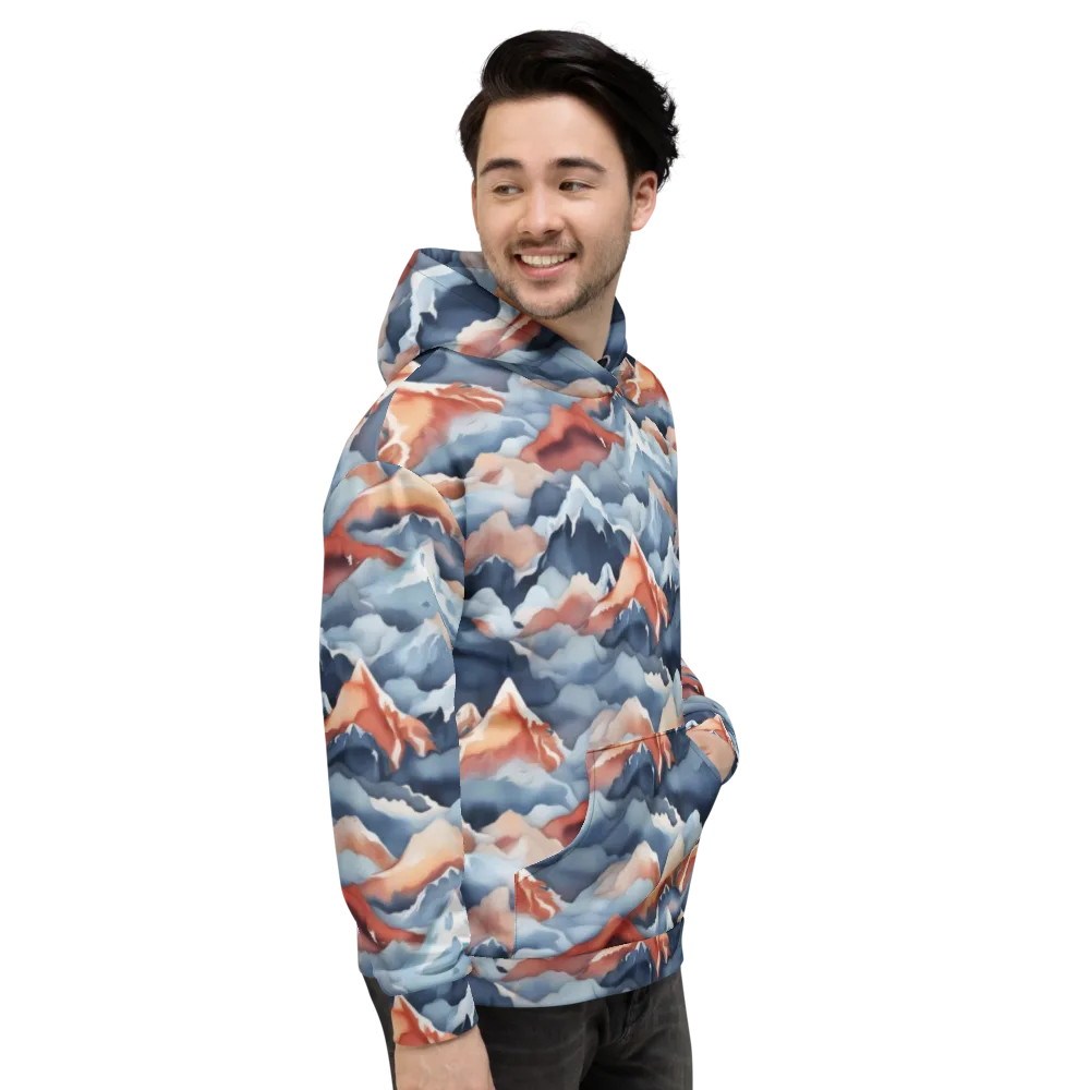 Alpine Ember on Hoodie — Right
