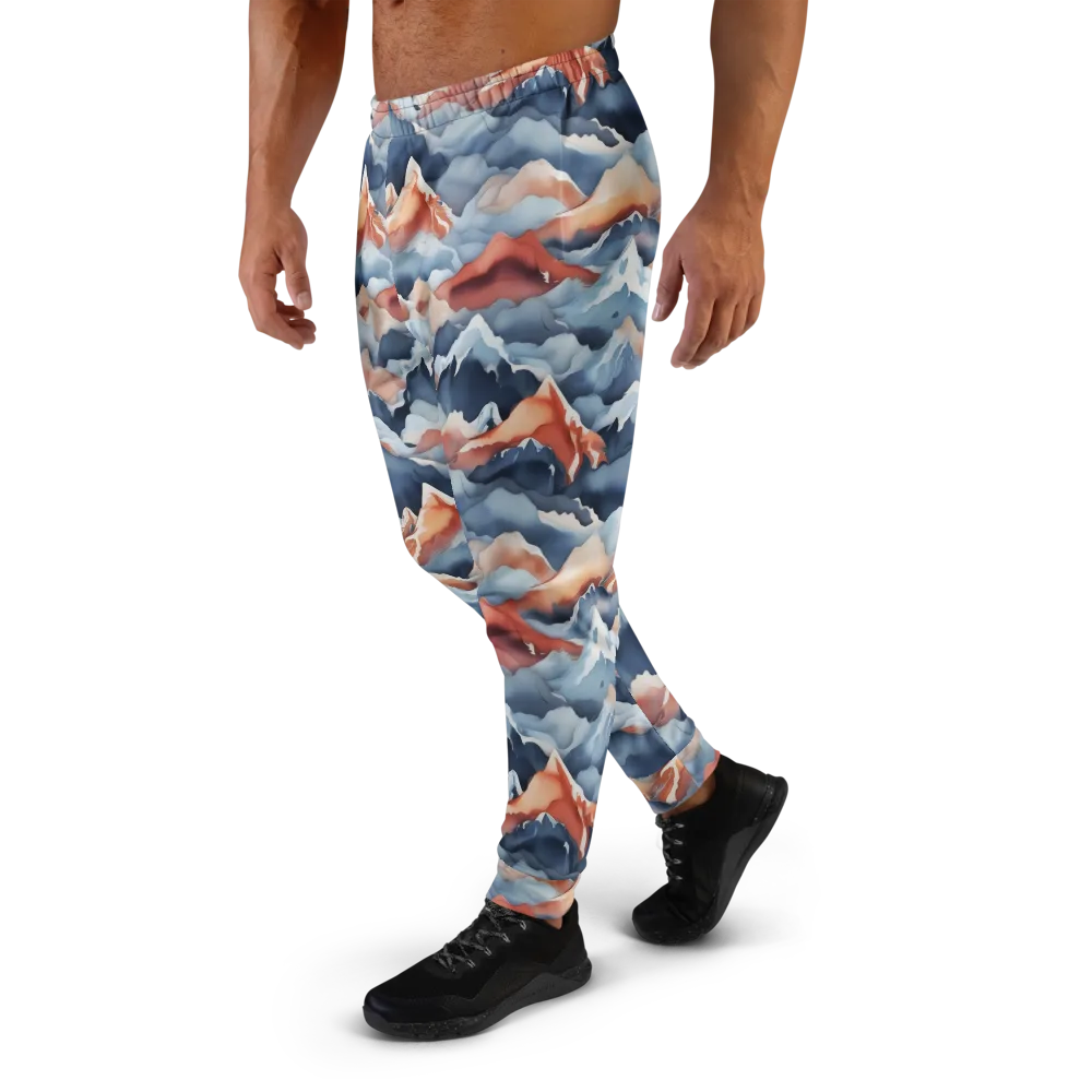 Alpine Ember on Men's Joggers — Left