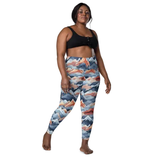 Alpine Ember on a Leggings with Pockets