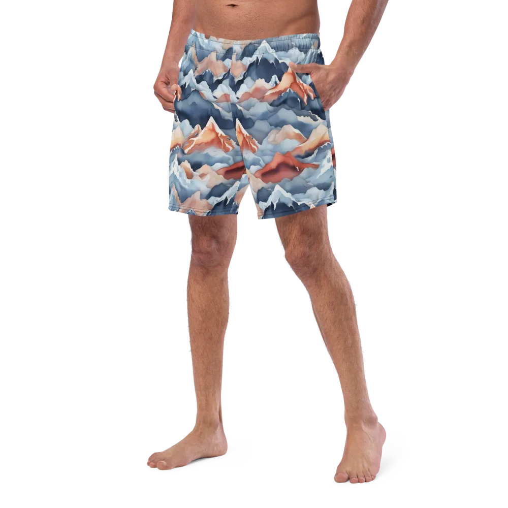 Alpine Ember on Swim Trunks — Left Front