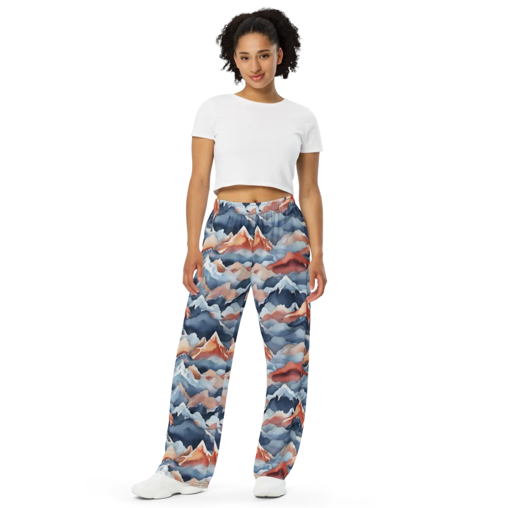 Alpine Ember on Wide-Leg Pants — Front