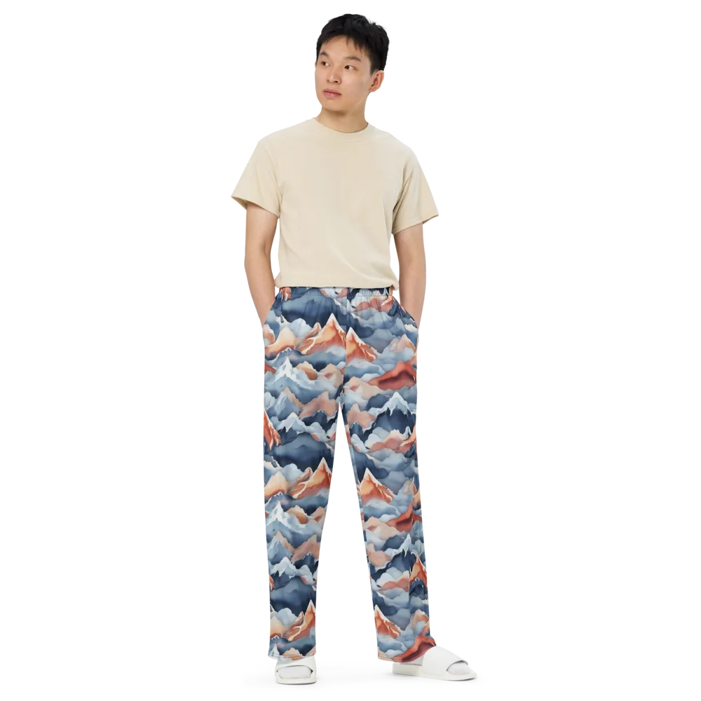 Alpine Ember on Wide-Leg Pants — Front