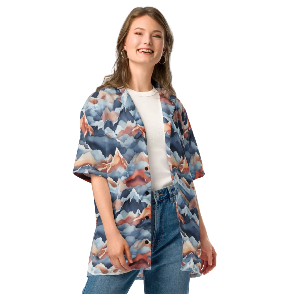Alpine Ember on Button Shirt — Front
