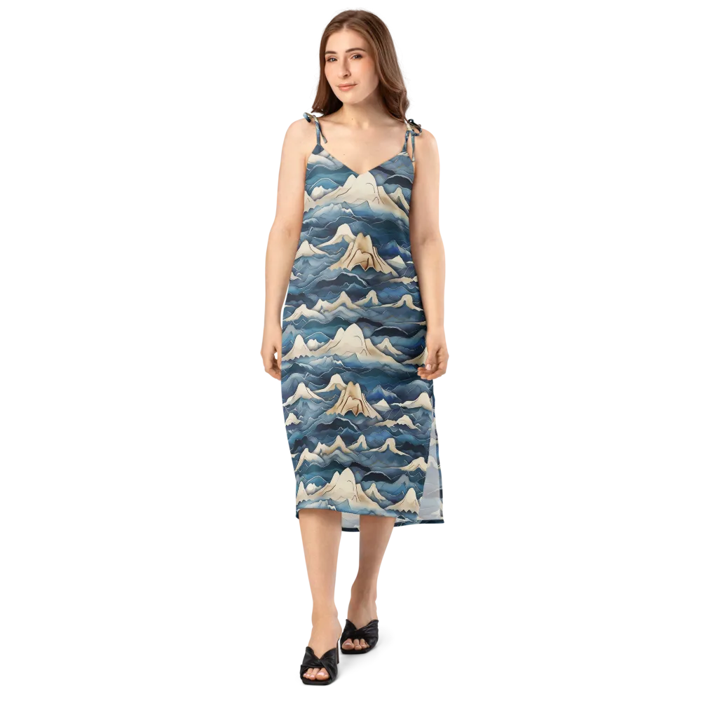 Indigo Alpine Current on Slip Dress — Front