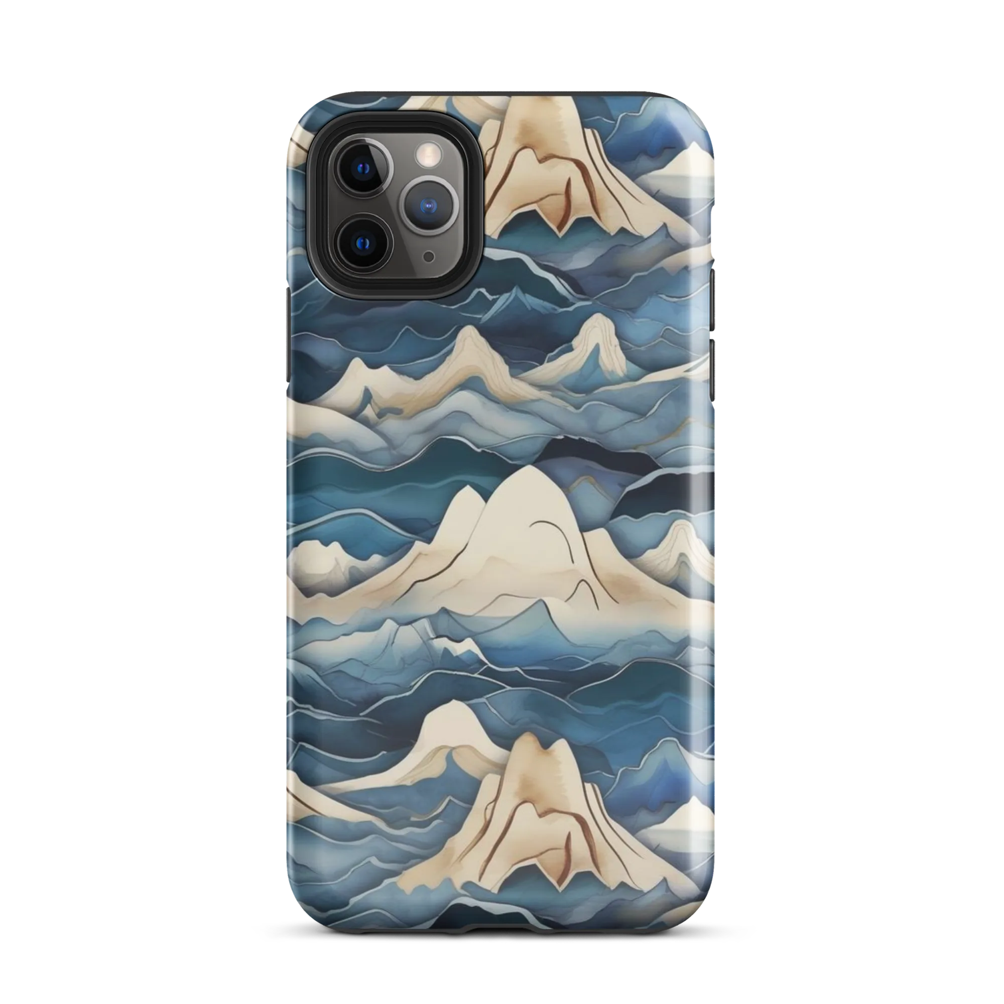 Indigo Alpine Current on Tough Case for iPhone® — Front