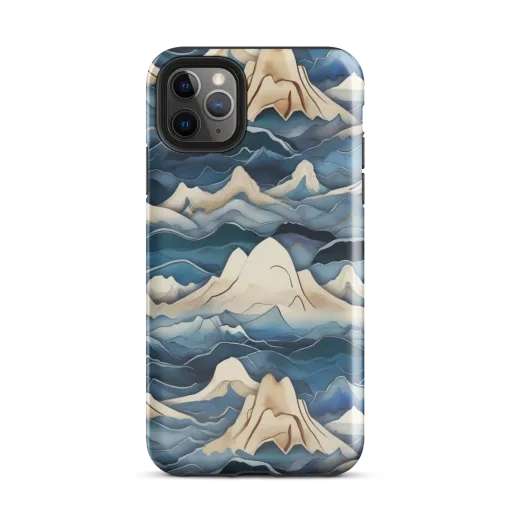 Indigo Alpine Current on a Tough Case for iPhone®