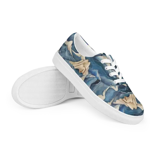 Indigo Alpine Current on a Men's Lace-Up Canvas Shoes