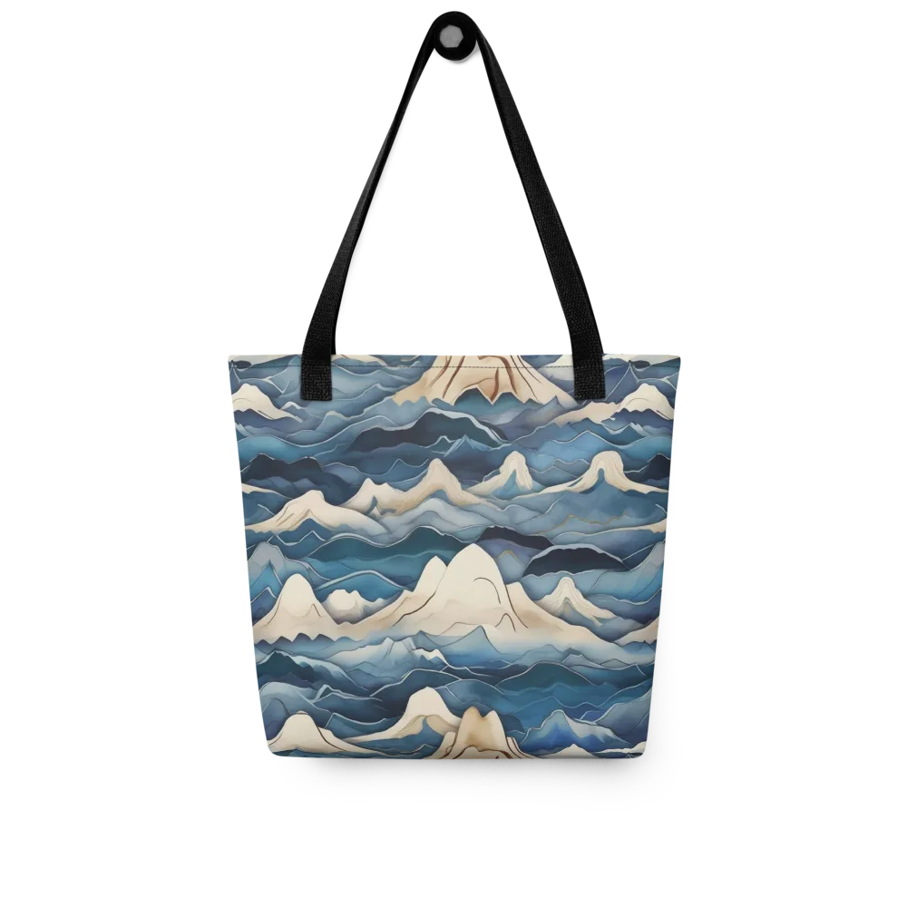 Indigo Alpine Current on Tote Bag — Front