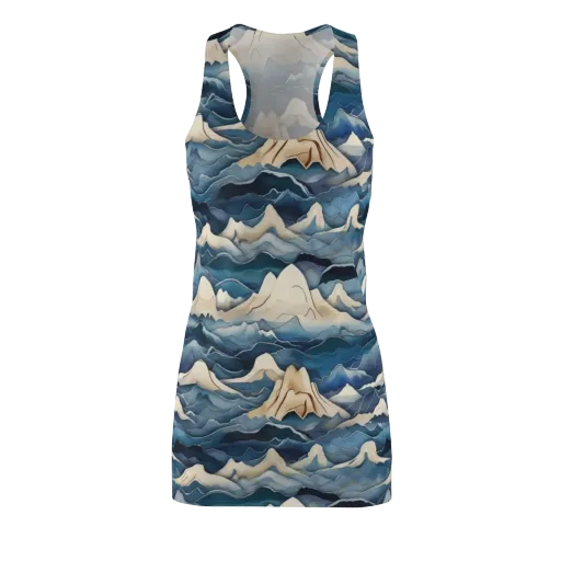 Indigo Alpine Current on a Racerback Dress