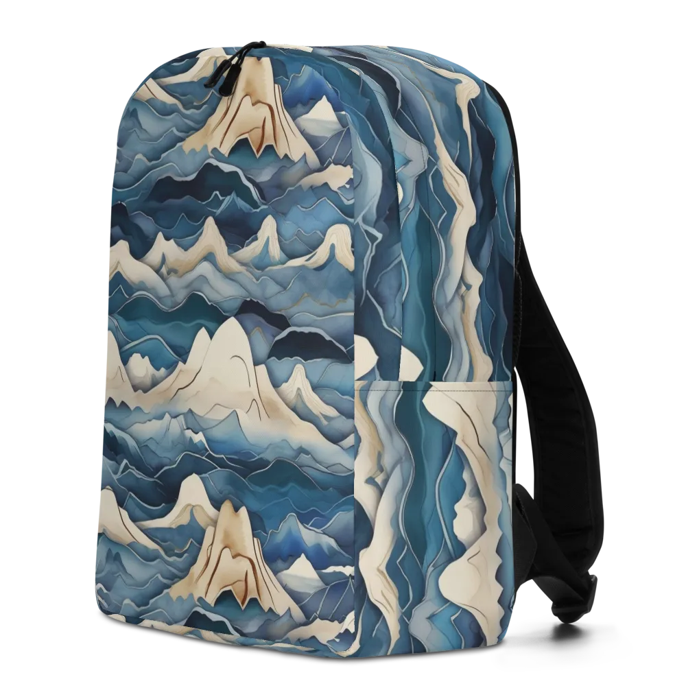 Indigo Alpine Current on Minimalist Backpack — Left
