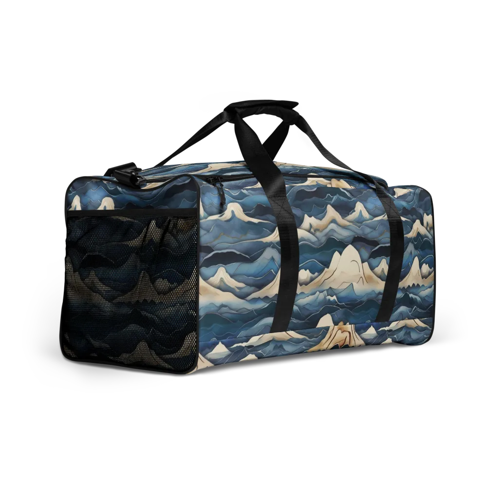 Indigo Alpine Current on Duffle Bag — Right Front