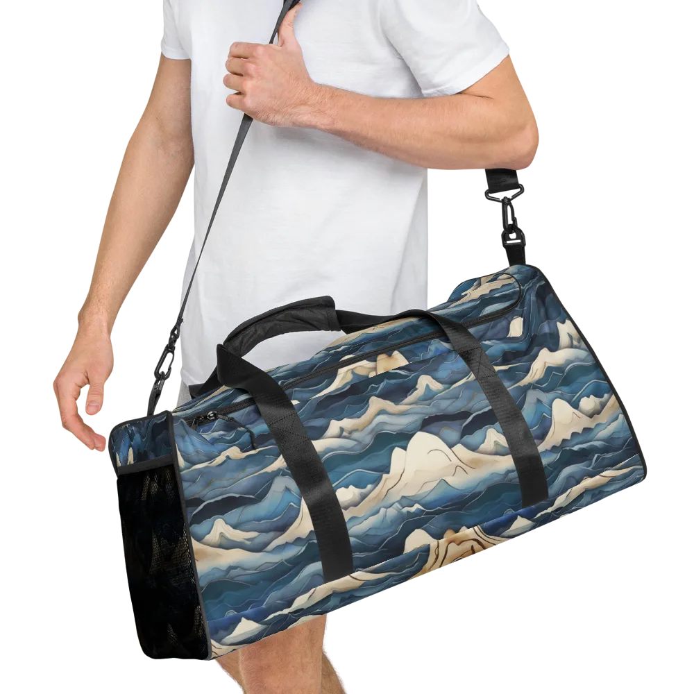 Indigo Alpine Current on Duffle Bag — Right Front