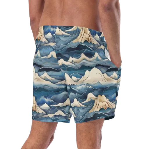 Indigo Alpine Current on a Swim Trunks