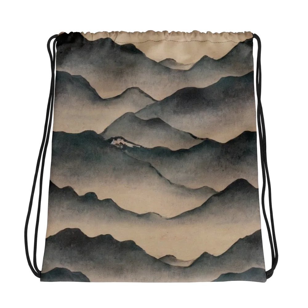 Quiet Mountains on Drawstring Bag — Photo