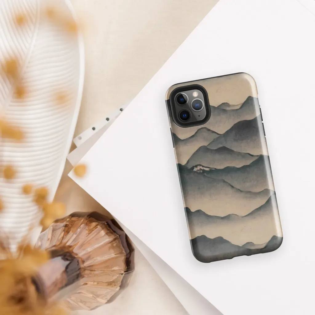 Quiet Mountains on Tough Case for iPhone® — Front