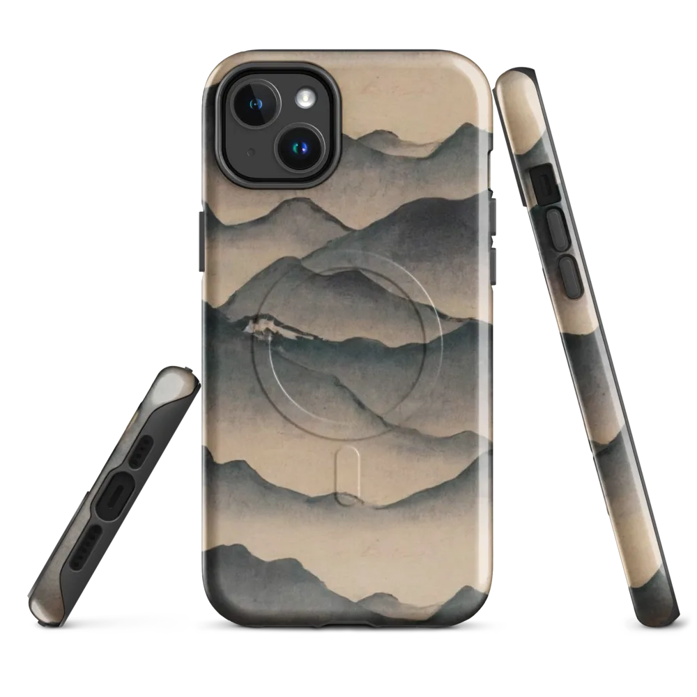 Quiet Mountains on MagSafe Tough Case for iPhone® — Front