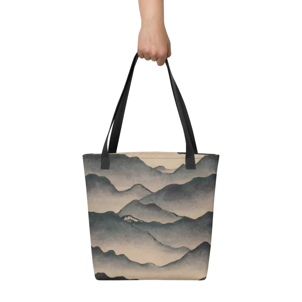 Quiet Mountains on Tote Bag — Front