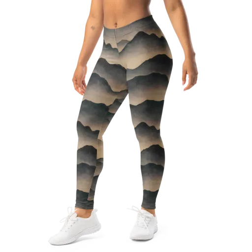 Quiet Mountains on a Leggings