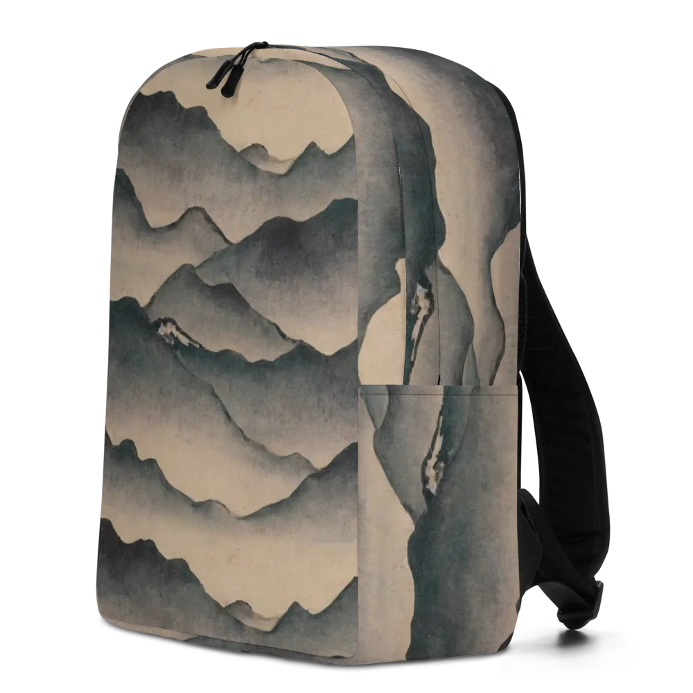 Quiet Mountains on Minimalist Backpack — Left