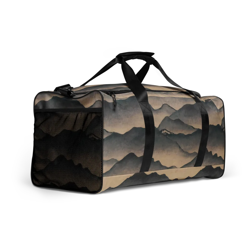 Quiet Mountains on Duffle Bag — Right Front