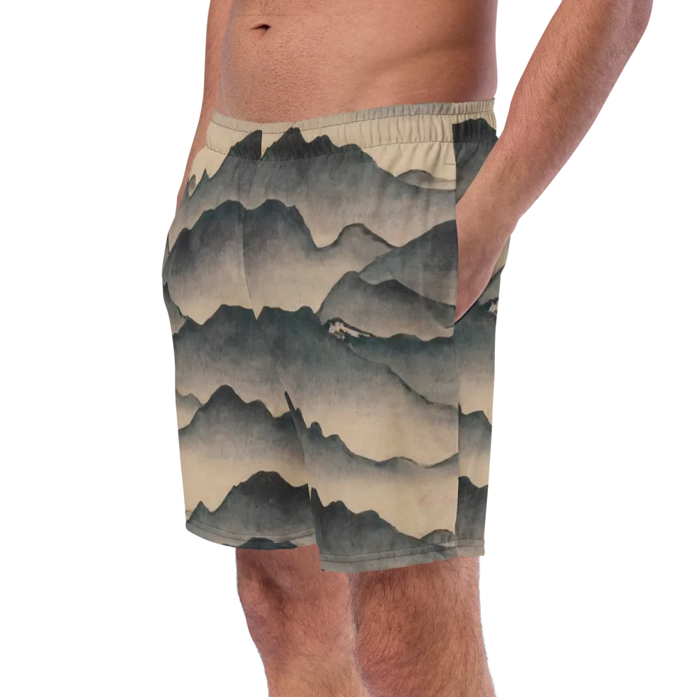 Quiet Mountains on Swim Trunks — Left Front